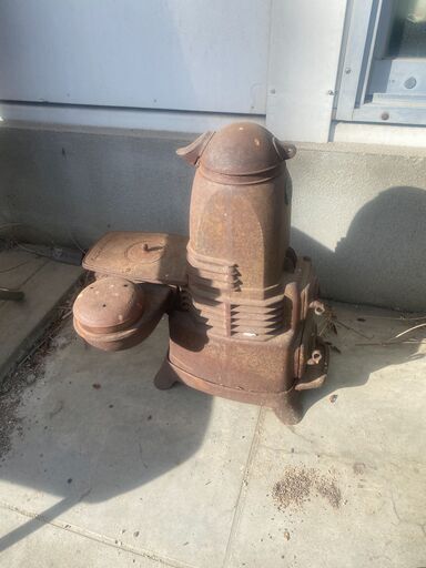 価格交渉可 フクロクストーブ 石炭ストーブ 福禄 レトロ アンティーク 骨董品 鋳物 貯炭式ストーブ 達磨ストーブ ダルマストーブ 薪ストーブ