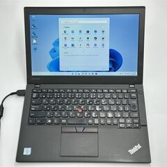 送料無料 保証付 12.5型 高速SSDノートパソコン Lenovo X260 中古動作良品 第6世代Core i5 8GB Wi-Fi Bluetooth カメラ Windows11 Office