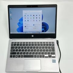送料無料 保証付 高速SSD 12.5型 ノートパソコン HP Folio G1 中古動作良品 第6世代 CoreM 8GB 無線 Bluetooth カメラ Windows11 Office
