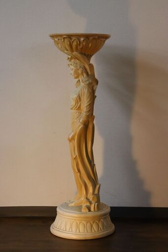 【ヤ取10/12終了】≪U191ジ≫ RENAISSANCE MARBLE 花瓶を持つヴィーナス フラワーベース プラスチック製？ 高さ約101㎝ インテリア/ガーデニング 現状品