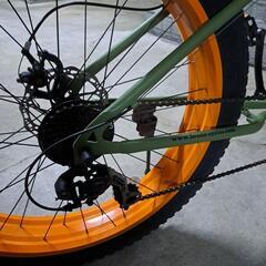 ファットバイク自転車26インチの画像