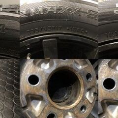 【DUNLOP WINTER MAXX SJ8 235/65R17】スタッドレス【Euro Tech 17インチ 7J5HPCD108+50】バリ溝 ジャガー/Eペイス等　(VTK704)クレジットカード QRコード決済可能の画像