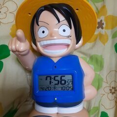 ルフィ目覚まし時計とフィギュアセット30日までセール！