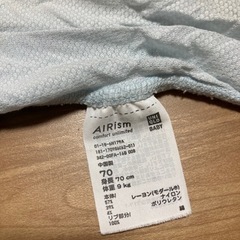 ユニクロ夏用インナー肌着 70センチの画像