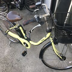 地域限定送料無料 パナソニック ビビ DX 13,2AH 新基準 子供乗せ 黄色