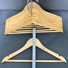 木製ハンガー／8本 の画像