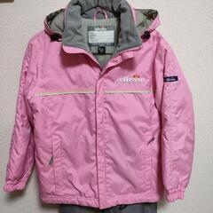 【美品】　エレッセ　スキーウエア　140cm　ピンクの画像