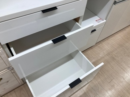 【トレファク名古屋徳重】NITORIの3枚扉レンジボード（ﾎﾜｲﾄ）のご紹介！