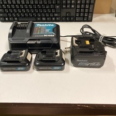 マキタ純正バッテリー　LB1015 2個　充電器　DC10SA