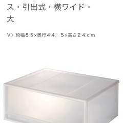 無印 ポリプロピレン収納ケース 3個セット①の画像