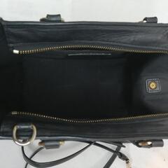 コーチ COACH オールレザー 2way ハンド＆ショルダーバッグ 黒 ブラックの画像