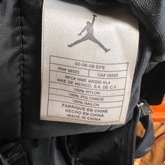 ジョーダン 2way バックJordan  レアの画像