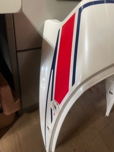 RZ250サイドカバー、テールカウル