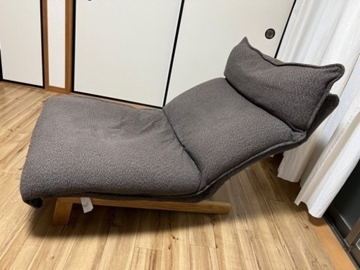 無印良品MUJI ハイバックリクライニングチェア+別売カバー
