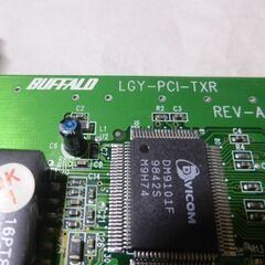 【ジャンク】BUFFALO  LGY-PCI-TXR  LANカードの画像