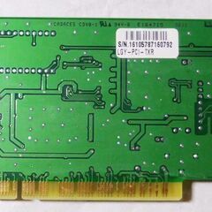 【ジャンク】BUFFALO  LGY-PCI-TXR  LANカードの画像