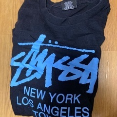 古着　メンズSサイズ　STUSSY 黒　長袖