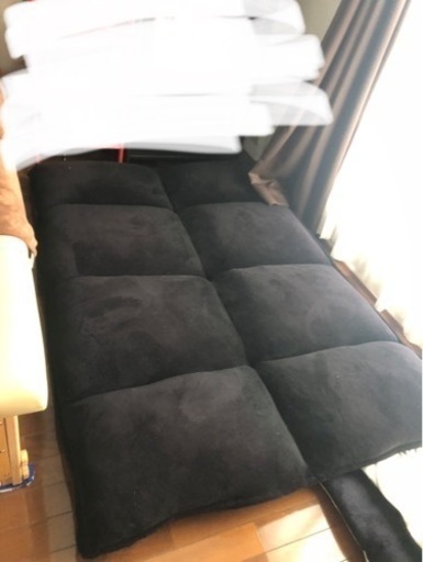 ソファ　フラットになります