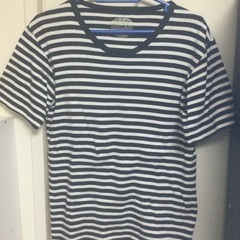 No.275  ネイビー&ホワイトのボーダーTシャツ