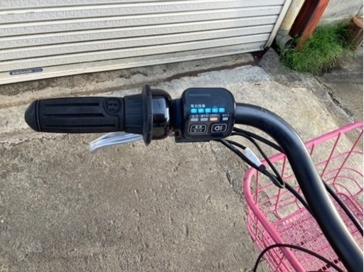 30ブリヂストン最新機種電動アシスト自転車STEP CRUZ26インチピンク