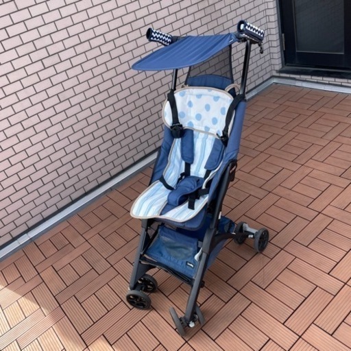 ポキット ベビーカー ネイビー