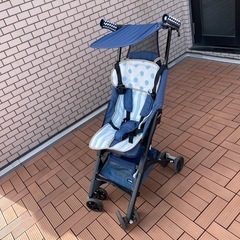 ポキット ベビーカー ネイビー