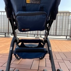 ポキット ベビーカー ネイビー
