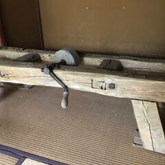 木製アンティーク作業台 【ヨーロッパから輸入 】お庭にインテリアに （引き取り希望）
