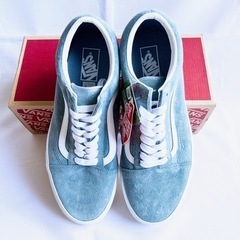 VANS バンズ OLD SKOOL オールドスクール ブルー グレーの画像