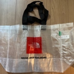 THE NORTH FACE 韓国限定　エコバッグ　ホワイトレー...