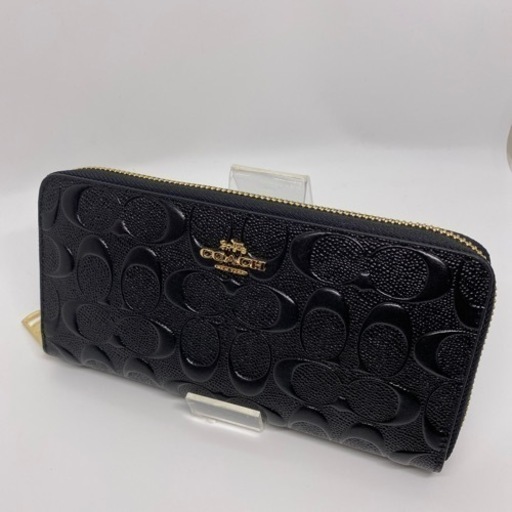 ［未使用品］coach ウォレット　ブラック系