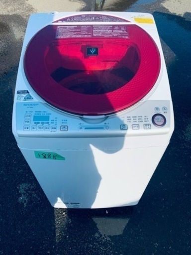 1888番 シャープ✨電気洗濯乾燥機✨ES-TX840-R‼️