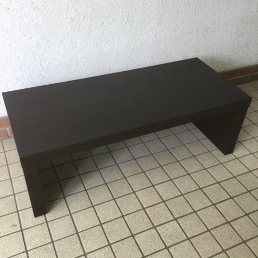センターテーブル ダークブラウン