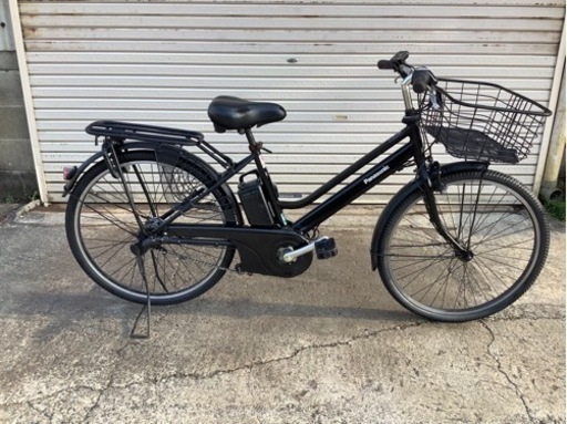 33パナソニック最新機種電動アシスト自転車TIMO Sブラックボディー