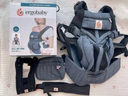 保証書付き‼️未使用に近い エルゴ オムニ360 抱っこ紐　インディゴ