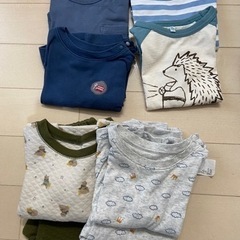 男児 90サイズ 秋冬用 衣類いろいろの画像