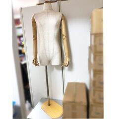 可動式アーム付き レディーストルソー（マネキン） 芯地布張り ス...