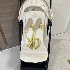 【純正オプション付】2023年モデル　シーシェルベージュ サイベックス メリオカーボン 2023 シーシェルベージュ ベビーカー AB型