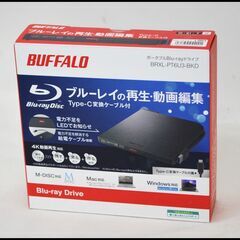 未開封 バッファロー ポータブルブルーレイドライブ BRXL-P...