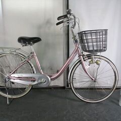 C701　限定特価　整備済み★ブリヂストン　カルーサ★ 中古自転車 【24インチ　ピンク 】