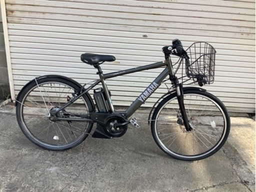 37 ヤマハ最新機種電動アシスト自転車pas Brace ガンメタアルミボディー