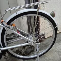 【交渉中】ナショナル製電動自転車　バッテリーの鍵紛失　古いタイプですが、比較的よい状態の画像