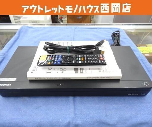 東芝 ブルーレイレコーダー 2016年製 1TB DBR-W1007 リモコン付き 2番組同時録画 ダブルチューナー レグザ 西岡店