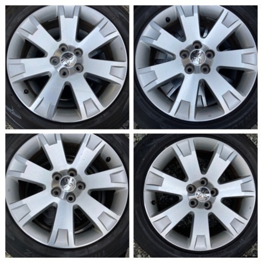 デリカD5純正ホイール　225/55R18 タイヤ　4本セット