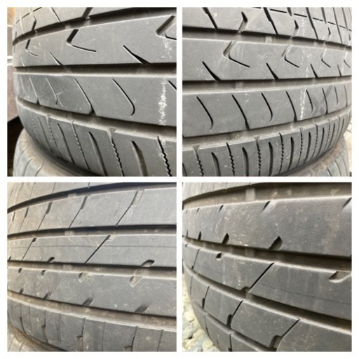 デリカD5純正ホイール　225/55R18 タイヤ　4本セット