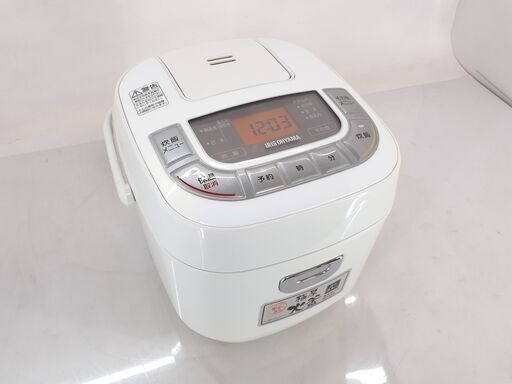 アイリスオーヤマ 炊飯器 マイコンジャー炊飯器 ERC-MB30 ホワイト 3合炊き　/MJ-0390 2F