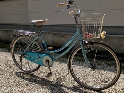 455、【昭和レトロ】ナショナル自転車24インチ