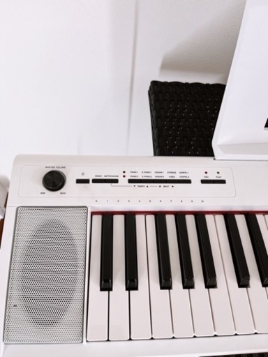 YAMAHA ヤマハ 電子キーボード piaggero ホワイト NP-12WH 