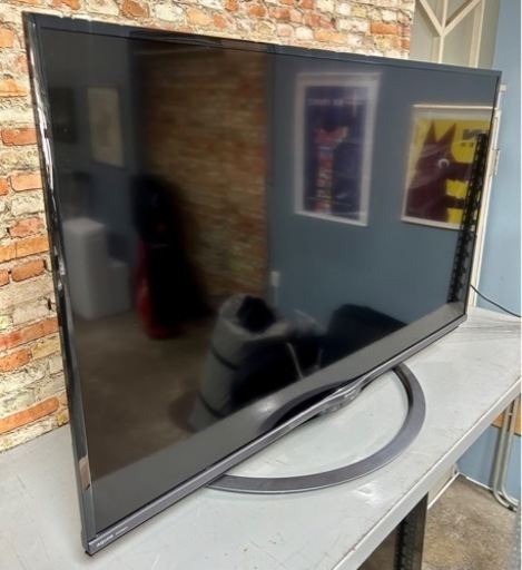 お引取り限定 美品 18年製 シャープ SHARP AQUOS 45V型LED液晶テレビ 4T-C45AJ1 4K対応
