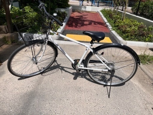 【受け渡し確定】シティバイク 白